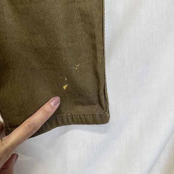 LAFAYETTE 148 NEW YORK Mercer Mid-Rise Skinny Jeans in Dark Green Women’s Size 4 - Picture 3 of 13